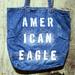 American Eagle Outfitters Bags | American Eagle Denim Tote Bag. | Color: Blue | Size: Os
