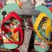 Disney Shoes | Adorable Mismatch Kids Flip Flop | Color: Red/Yellow | Size: Boys Or Girls 7/8