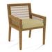 Braxton Culler Pine Isle Arm Chair Upholstered/Wicker/Rattan/Fabric in Brown | 36 H x 23 W x 24 D in | Wayfair 1023-029/0863-74/HONEY