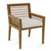 Braxton Culler Pine Isle Arm Chair Upholstered/Wicker/Rattan/Fabric in Gray/Black | 36 H x 23 W x 24 D in | Wayfair 1023-029/0134-64/HONEY