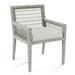 Braxton Culler Pine Isle Arm Chair Upholstered/Wicker/Rattan/Fabric in Gray/Brown | 36 H x 23 W x 24 D in | Wayfair 1023-029/0709-81/BISQUE