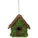 Millwood Pines Owsley 12 in x 8 in x 8 in Birdhouse, Wicker in Brown/Green/Indigo | 12 H x 8 W x 8 D in | Wayfair 75F34C0FDB2A48C493427F937DF9BC42