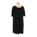 Old Navy Casual Dress - Shift: Black Solid Dresses - Women's Size Small