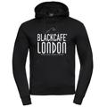 Black-Cafe London Classical Hoodie, schwarz-weiss, Größe M