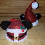 Disney Other | Disney's Mickey Mouse Holiday Ornaments | Color: Red/White | Size: Os