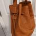 Free People Bags | Free People Tan Faux Leather Bucket Bag | Color: Tan | Size: Os