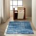 Brown 60 x 38 x 0.25 in Area Rug - Calvin Klein Abstract Teal/Ivory/Blue Area Rug, Polypropylene | 60 H x 38 W x 0.25 D in | Wayfair 099446845689