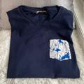 Michael Kors Shirts | Michael Kors T-Shirt | Color: Blue/White | Size: L