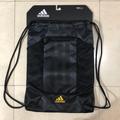 Adidas Bags | New! Adidas Fat Stripes Sack Pack. | Color: Black/Gray | Size: 18” H X 13” W