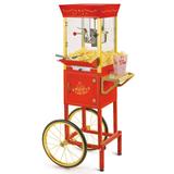 Nostalgia Vintage 8-Ounce Professional Popcorn & Concession Cart, 53 Inches Tall, Makes 32 Cups of Popcorn, Kernel Measuring Cup, Oil Measuring Spoo | Wayfair