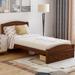 Viv + Rae™ Brokaw Kerwin Twin Solid Wood Storage Platform Bed, Twin Bed Wood in Brown | 36.1 H x 41.3 W x 79.5 D in | Wayfair