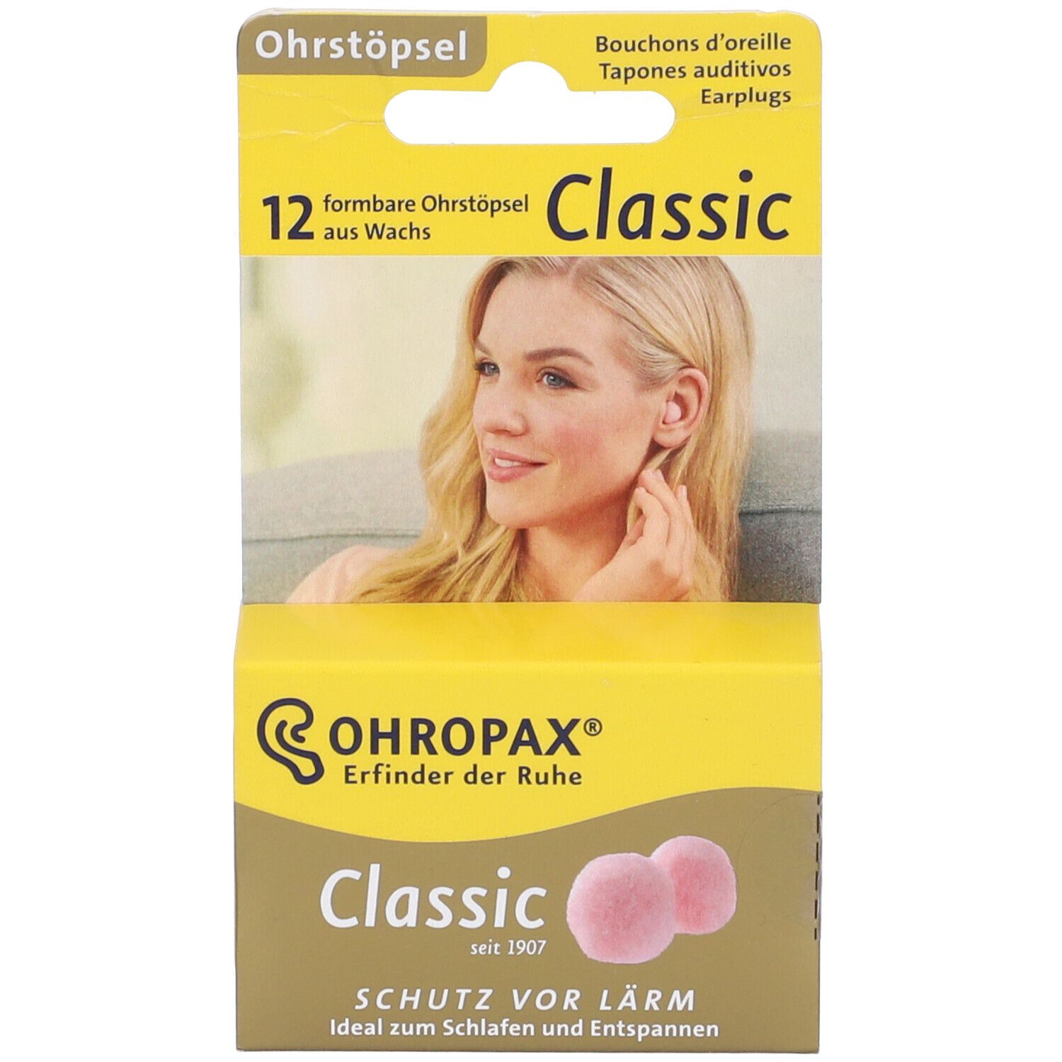 Tappo Auricolare Ohropax Cera 12 pz Tappi per le orecchie