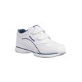 Women's The Tour Walker Sneaker by Propet in White Navy (Size 9 1/2 D(W))