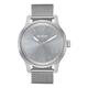 NIXON Patrol A1242 - All Silver/Lum - 100m Water Resistant Men's Analog Classic Watch (42mm Watch Face, 21mm-19mm Stainless Steel Band)