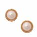 Kate Spade Jewelry | Kate Spade Seaport Earrings Round Faux Pearl Stud Earrings Gold-Tone | Color: Gold/White | Size: Os