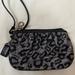 Coach Bags | Coach Wristlet | Color: Black/Silver | Size: Os