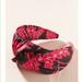 Anthropologie Accessories | Anthropologie Martha Knotted Headband- Mulberry | Color: Black/Red | Size: Os