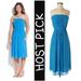 Madewell Dresses | Madewell Broadway & Broome Blue Strapless Dress | Color: Blue | Size: 2