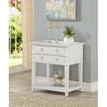 Greyleigh™ Hillsville 2 - Drawer Nightstand in White Wood in Blue | Wayfair 64FFD5299A4F402B8F33ACC476603596