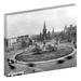 Ebern Designs Thomas Circle, Historic Washington - Wrapped Canvas Photograph Print Canvas, in Black/White | 20 H x 24 W x 1.5 D in | Wayfair