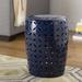 Wade Logan® Bahi Garden Stool Ceramic in Gray/Blue | 17.7 H x 13.4 W x 13.4 D in | Wayfair EC6124D79D5E4805A4BB5D06BA40963B