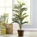 Bay Isle Home™ 47" Artificial Palm Tree in Basket Silk/Plastic | 56 H x 32 W x 30 D in | Wayfair F0CFB85FBD704F4EA7D99174CEC0F342