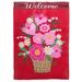 Red Barrel Studio® 2-Sided Polyester 1 '6 x 1 '1 Garden Flag in Pink/Red | 18 H x 13 W in | Wayfair 7AF9F5475D9D4E2ABCE07B9C04064B1F