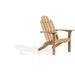 Arlmont & Co. Jordynn Teak Solid Wood Adirondack Chair Wood in White | 38 H x 31 W x 35.5 D in | Wayfair 32C66E09D01348D2A6D42B92C0B6FB95