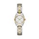 DKNY Watch for Women Nolita, Three Hand Movement, 26 mm 2T Silver/Gold Stainless Steel Case with a Stainless Steel Strap, NY2922