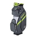 Wilson Staff Golf Bag, EXO II Cart Bag, Trolley Bag, For up to 14 Clubs, Grey/White/Lime Green, 2.3 kg, WGB6650CH