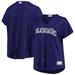 Women's Purple Colorado Rockies Plus Size Alternate Replica Team Jersey