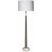 Glenmore 63"H x 19"W x 19"D Modern Floor Lamp White Floor Lamp - Hauteloom