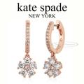 Kate Spade Jewelry | Kate Spade Crystal And Gold Drop Earrings | Color: Gold | Size: Os