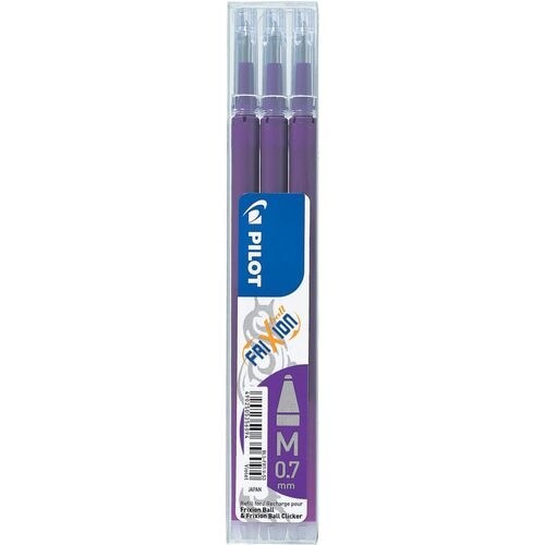 Pilot FriXion Ball Tintenrollermine 0.35 mm Mittel Lila 3 Stück Image