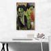 ARTCANVAS Selbstbildnis Mit Madchen 1914 by Ernst Ludwig Kirchner - Wrapped Canvas Print Canvas in Black/Green | 26 H x 18 W x 1.5 D in | Wayfair