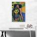 ARTCANVAS Franzi in Front of A Carved Chair 1910 by Ernst Ludwig Kirchner - Wrapped Canvas Print Canvas in Blue/Green | Wayfair KIRCHN14-1L-26x18