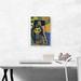ARTCANVAS Franzi in Front of A Carved Chair 1910 by Ernst Ludwig Kirchner - Wrapped Canvas Print Canvas in Blue/Green | Wayfair KIRCHN14-1S-18x12