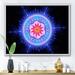 East Urban Home Fractal Portal Magic VI - Graphic Art Print on Canvas Metal in Blue/Pink | 30 H x 40 W x 1.5 D in | Wayfair