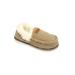 Women's Textured Knit Mocassin Slippers by GaaHuu in Tan (Size MEDIUM 7-8)