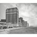 Ebern Designs Michigan Avenue, Historic Chicago - Wrapped Canvas Photograph Print Canvas, Solid Wood in Black/White | 20 H x 24 W x 1.5 D in | Wayfair