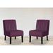 Slipper Chair - Wade Logan® Antanina 21" Wide Velvet Slipper Chair Velvet in Indigo | 34.7 H x 21 W x 29.5 D in | Wayfair