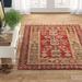 Red 42 x 0.75 in Indoor Area Rug - Birch Lane™ Breesport Oriental Handmade Tufted Wool/Beige Area Rug Wool | 42 W x 0.75 D in | Wayfair