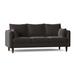 Union Rustic Kaveen 83" Round Arm Sofa Polyester in Gray/Brown | 37 H x 83 W x 36 D in | Wayfair 1B39B01065DF48FAA05BE9DA98353764