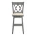 Three Posts™ Fortville Swivel Bar & Counter Stool Wood in Gray | 47.24 H x 19.3 W x 21.7 D in | Wayfair FA113B318C094651AB50625497F5FFBF