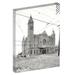 Ebern Designs Union Station, Historic Louisville - Wrapped Canvas Photograph Print Metal in Black/White | 40 H x 30 W x 1.5 D in | Wayfair