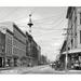 Ebern Designs Bay Street, Historic Jacksonville - Wrapped Canvas Photograph Print Canvas, Solid Wood in Black/White | 20 H x 24 W x 1.5 D in | Wayfair