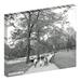 Ebern Designs Central Park, Historic Louisville - Wrapped Canvas Photograph Print Canvas, Solid Wood in Black/White | 20 H x 24 W x 1.5 D in | Wayfair