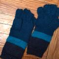 Nine West Accessories | Fingerless Gloves | Color: Blue/Green | Size: Os