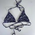 J. Crew Swim | Jcrew Blue Triangle Bikini Set | Color: Blue/White | Size: S