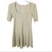 Anthropologie Dresses | Anthropologie Pins And Needles Beige Dress | Color: Cream/Tan | Size: M